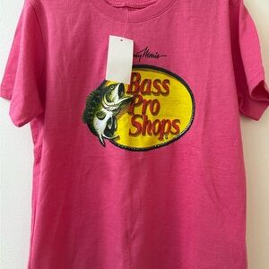 Bass Pro Shops Pink Graphic Kids T-Shirt